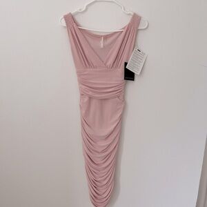 NORMA KAMALI Tara ruched stretch-jersey mini dress